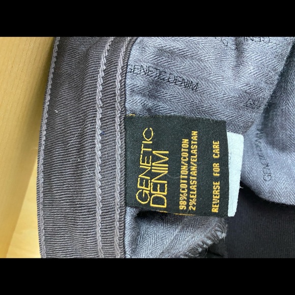 GENETIC DENIM THE LILY DARK GRAY JEAN (27) - Picture 6 of 6